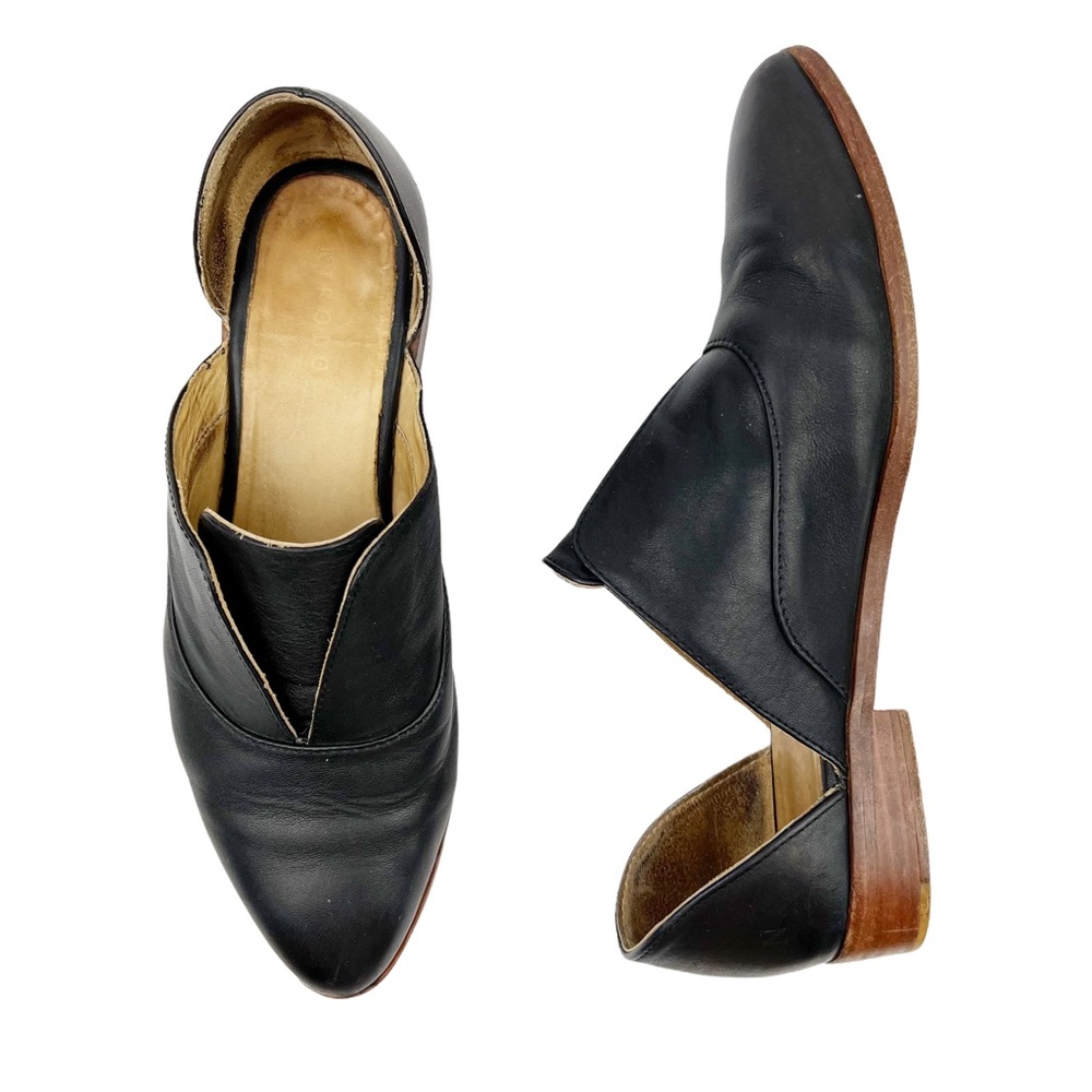 Nisolo Black Leather Flats